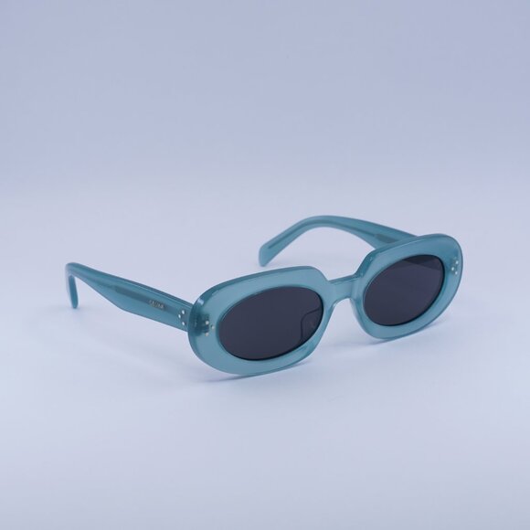 ?️ New Celine CL40276U 93N Sunglasses - Green Frame, Green Lenses main image 6
